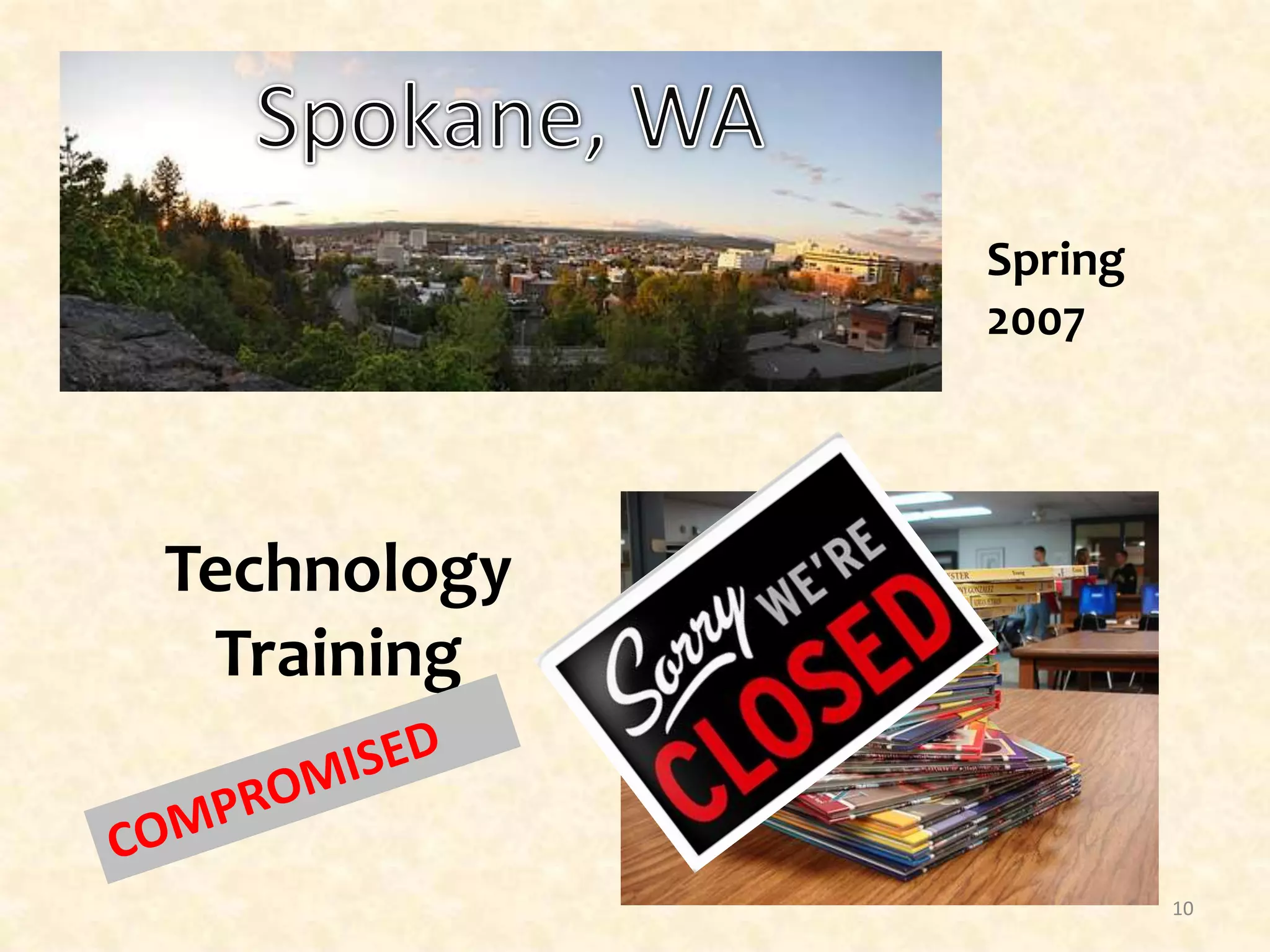 Spokane, WASpring200710TechnologyTrainingCOMPROMISED