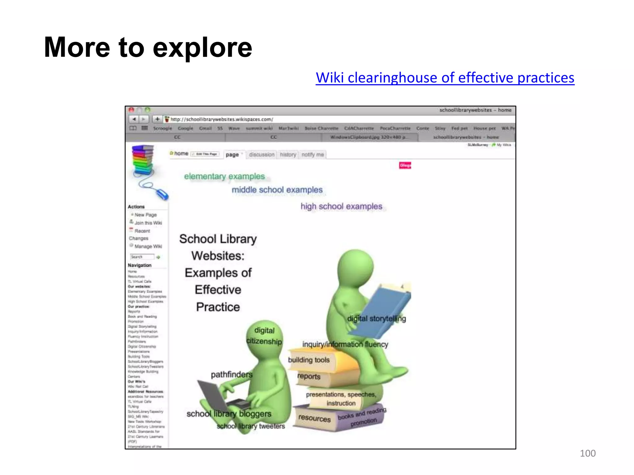 The Unquiet Librarian’s Space78“Focus on things kids can’t get anywhere else in the school.”Buffy J. HamiltonThe Unquiet Librarian