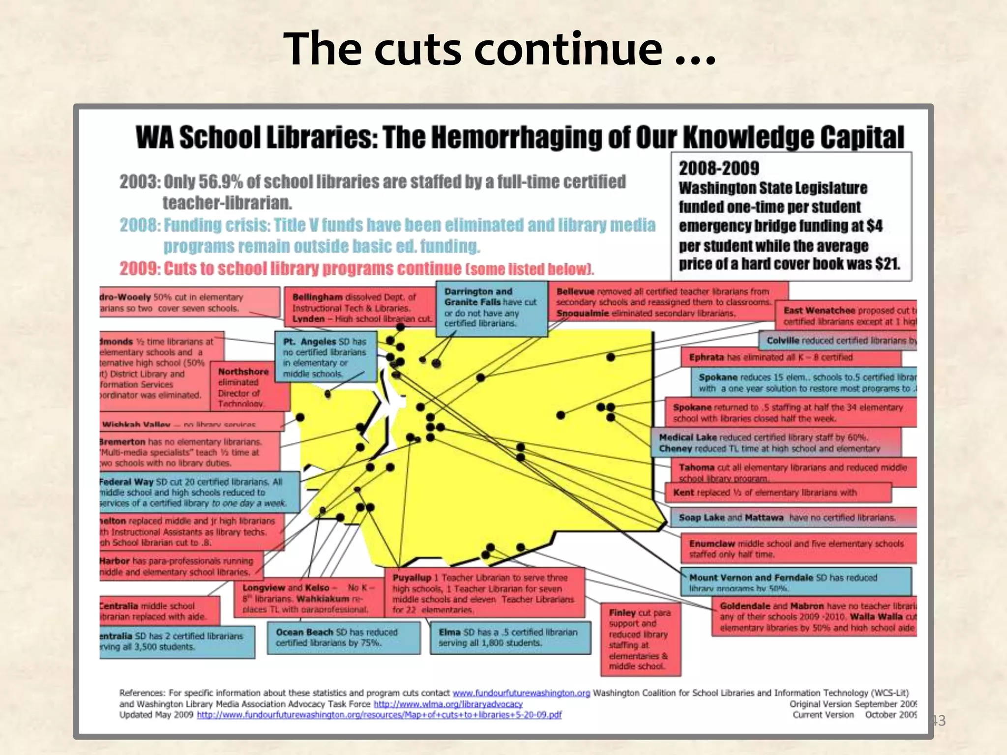 The cuts continue …43