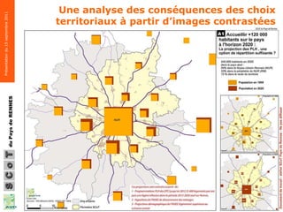 Une analyse des conséquences des choix territoriaux à partir d’images contrastées 
