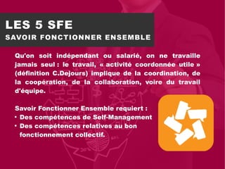 OUTIL 6
5 SFE
SAVOIR FONCTIONNER ENSEMBLE
 