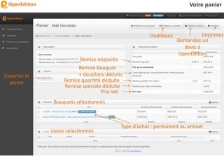 Exportez le
panier
Dupliquez
Demandez un
devis à
OpenEdition
Imprimez
Bouquets sélectionnés
Livres sélectionnés
Remise bouquet
+ doublons déduits
Remise quantité déduite
Remise spéciale déduite
Prix net
Votre panier
Type d’achat : permanent ou annuel
Remise négociée
 