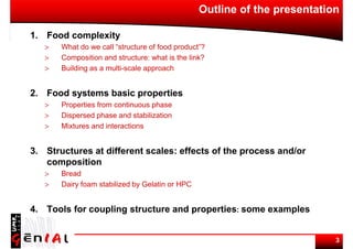 Food structure and Propierties - INFOGEST, 2013 | PDF