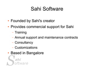 Sahi presentation on BOJUG