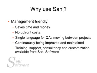 Sahi presentation on BOJUG
