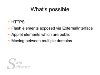 Sahi presentation on BOJUG