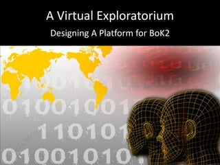 A Virtual Exploratorium
Designing A Platform for BoK2
 