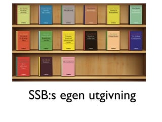 SSB:s egen utgivning
 