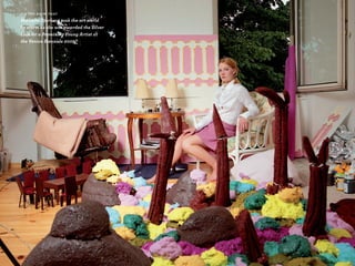 d i d y o u k n ow T H aT

nathalie djurberg took the art world
by storm as she was awarded the Silver
lion for a Promising young artist at
the Venice Biennale 2009?




     44
 