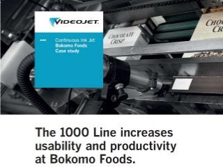 Continuous Inkjet Printer Increases Usability And Productivity For  Bokomo Foods - Videojet