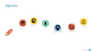 Agenda
How?
Kubernetes
Why at AH?
Relational problems Is it real love?
Questions
kubectl get
 