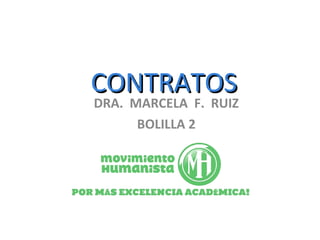 CONTRATOS DRA.  MARCELA  F.  RUIZ BOLILLA 2 