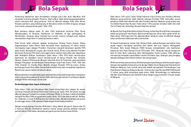 Modul Latihan Sukan Bola Sepak Untuk Guru Penasihat