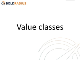 Value classes
 