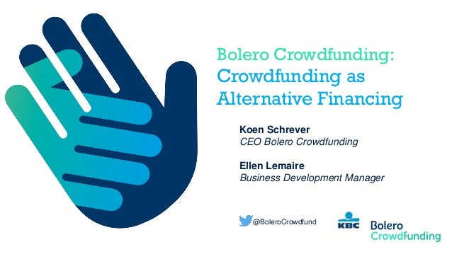 Bolero Crowdfunding As Alternative Financing Fintech Belgium