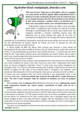 Boletim   i.p. em marambaia - 15.01.12