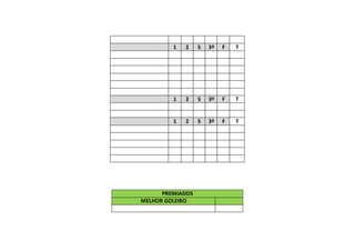 1 2 S 3º F T
1 2 S 3º F T
1 2 S 3º F T
PREMIADOS
MELHOR GOLEIRO
 