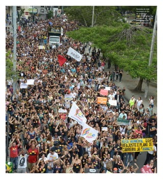 TESES GERAIS - PÁGINA 139
Passeata da rede
municipal do Rio
de Janeiro na
Praia de Botafogo,
em agosto do
ano passado, na
greve unificada da
categoria
 