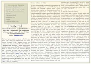 MOTIVOS DE ORAÇÃO
• Avivamento da obrado Senhor;
• Prosseguimento da reforma e construção;
• Vida espiritual e ﬁnanceira das famílias;
• Enfermos;
• Departamento infantil;
• Acampamento 2014;
• Conselho;
• Unidade do corpo de Cristo;
O Amor de Deus por nós, por A. W. Pink “Nem a
altura, nem a profundidade, nem alguma outra
criatura nos poderá separar do amor de Deus,
que está em Cristo Jesus nosso
Senhor” [Romanos 8:39].
Por “nós” queremos dizer o Seu povo. Embora nós
lemos sobre o amor “que está em Cristo Jesus nosso
Senhor” [Romanos 8:39], a Sagrada Escritura não
conhece nada sobre o amor de Deus fora de Cristo.
“O Senhor é bom para todos, e as suas misericórdias
são sobre todas as suas obras” [Salmos 145:9], desta
forma Ele supre os corvos com alimentos. “Porque
ele é benigno até para com os ingratos e
maus” [Lucas 6: 35], e ministra as Suas Providências
sobre justos e injustos [Mateus 5:45]. Mas o Seu
amor é reservado para os Seus eleitos. Isso é
inequivocamente estabelecido por suas
características, pois os atributos de Seu amor são
idênticos a Si mesmo. Necessariamente, assim, pois
“Deus é amor” (1 João 4:16).
O Amor de Deus em Cristo
Ao fazer este postulado, isto é apenas outra maneira de
dizer que o amor de Deus é como Ele mesmo, de
eternidade em eternidade, imutável. Nada é mais
absurdo do que imaginar que alguém amado por Deus
pode perecer eternamente ou deverá alguma vez
experimentar a Sua vingança eterna. Desde que o amor
de Deus é “em Cristo Jesus” (Romanos 8:39), ele não
foi atraído por nada em seus objetos – nem pode ser
repelido por qualquer coisa neles, deles, ou por eles.
“Como havia amado os seus, que estavam no mundo,
amou-os até o fim.” (João 13:1). O “mundo” em João
3:16 é um termo geral usado em contraste aos judeus, e
o versículo deve ser interpretado de modo a não
contradizer Salmos 5:5; 6:7, João 3:36 e Romanos
9:13. O propósito principal de Deus é recomendar o
amor de Deus em Cristo, pois Ele é o único canal
através do qual ele flui. O Filho não induziu o Pai a
amar o Seu povo, mas sim foi o Seu amor por eles que
O levou a dar Seu Filho para eles. Ralph Erskine
(1685-1752) disse: “Deus escolheu uma forma
maravilhosa de manifestar o Seu amor. Quando Ele
quis mostrar Seu poder, Ele faz um mundo. Quando
Ele quis demonstrar a Sua sabedoria, Ele a coloca em
um quadro e forma que desvela a sua vastidão. Quando
Ele desejou manifestar a grandeza e glória do Seu
nome, Ele faz um céu, e coloca anjos e arcanjos,
principados e potestades ali. E quando Ele quis
manifestar o Seu amor, o que Ele não fará? Deus tem
escolhido uma grande e maravilhosa maneira de
manifestá-lo em Cristo: a Sua pessoa, Seu sangue, Sua
morte, Sua justiça.” “Porque todas quantas promessas
há de Deus, são nele [Cristo] sim, e por ele o Amém,
para glória de Deus por nós” [2 Coríntios 1:20]. Como
fomos escolhidos em Cristo (Efésios 1:4), como somos
aceitos Nele (Efésios 1:6), como a nossa vida está
escondida Nele (Colossenses 3:3), assim nós somos
amados Nele – “o amor de Deus que está em Cristo
Jesus”: Nele como nosso Cabeça e Marido, o que é a
razão pela qual nada pode nos separar dele – pois
esta união é indissolúvel.
O Amor de Deus pelos Santos
Nada aquece tanto o coração do santo quanto uma
contemplação espiritual do amor de Deus. Enquanto
ele está ocupado com isso, ele é erguido fora e acima
de seu miserável eu. Uma apreensão crente enche a
alma renovada com santa satisfação e o faz tão feliz
quanto é possível para um ser deste lado do céu.
Conhecer e crer no amor que Deus tem por mim é
tanto uma segurança e uma antecipação do próprio
céu. Uma vez que Deus ama o Seu povo em Cristo,
isto não é por qualquer amabilidade ou atração
relativa a eles: “Amei Jacó” (Romanos 9:13). Sim, o
naturalmente não atrativo, sim, o desprezível Jacó
–“tu verme de Jacó” (Isaías 41:14). Desde que Deus
ama o Seu povo em Cristo, isto não é regulado por
sua fecundidade, mas é o mesmo em todos os
momentos. Porque Ele os ama em Cristo, o Pai os
ama como a Cristo. O tempo virá quando sua oração
será atendida: “para que o mundo conheça que tu me
enviaste a mim, e que os tens amado a eles como me
tens amado a mim” [João 17:23]. Apenas a fé pode
compreender essas coisas maravilhosas, pois nem o
raciocínio, nem os sentimentos podem fazê-lo. Deus
nos ama em Cristo. Que infinito deleite o Pai tem
enquanto Ele contempla o Seu povo em Seu Filho
amado! Todas as nossas bênçãos fluem daquela fonte
preciosa! O amor de Deus por Seu povo não é de
ontem. Isso não começou com o seu amor por Ele.
Não, “nós o amamos, porque ele nos amou
primeiro” (1 João 4:19).
Pastoral
 
