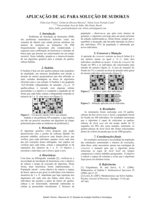 Boletim Técnico - Resumos do 14° Simpósio de Iniciação Científica e Tecnológica 97
 