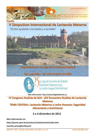 www.iberblh.org




rBLHN° 103 / 18 de noviembre de 2011 / p. 9              www.iberblh.org
 
