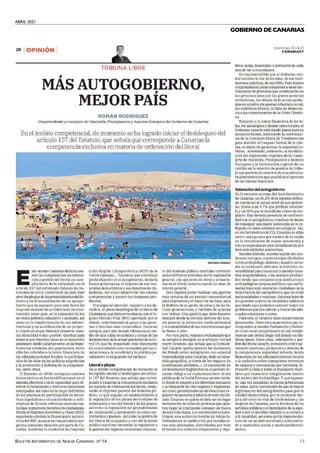 ABRIL 2021
BOLETÍN INFORMATIVO DE NUEVA CANARIAS Nº 14 13
GOBIERNO DE CANARIAS
https://lectura.kioskoyma
 