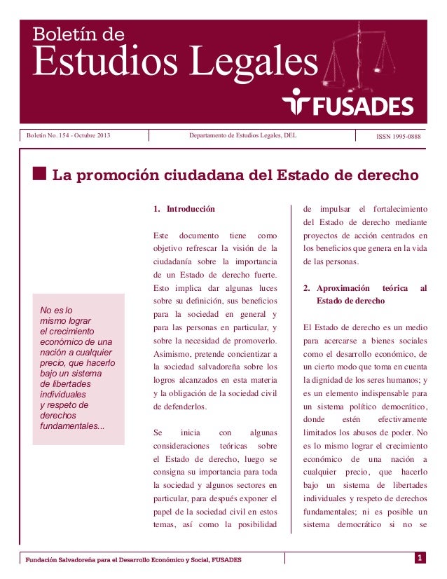 La promoción ciudadana del Estado de