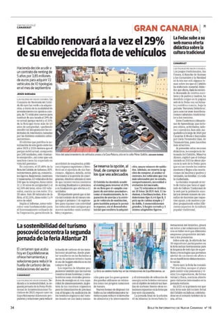 BOLETÍN INFORMATIVO DE NUEVA CANARIAS Nº 16
34
 