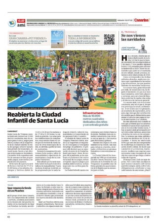63 BOLETÍN INFORMATIVO DE NUEVA CANARIAS Nº 26
https://lectura.kiosk
 