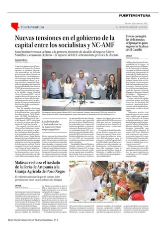 BOLETÍN INFORMATIVO DE NUEVA CANARIAS Nº 3
FUERTEVENTURA
 