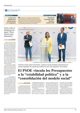 NOVIEMBRE 2022
Boletín Informativo de Nueva Canarias nº 40 16
El general
Fernando Maté
Sánchez,
condecorado
POLICÍA NACION...