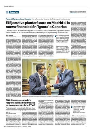 NOVIEMBRE 2021
BOLETÍN INFORMATIVO DE NUEVA CANARIAS Nº 44 17
 