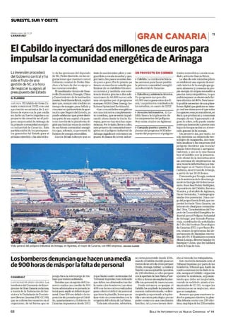 BOLETÍN INFORMATIVO DE NUEVA CANARIAS Nº 44
68
SURESTE, SUR Y OESTE
7 https://lectura.kiosk
 