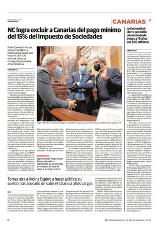 BOLETÍN INFORMATIVO DE NUEVA CANARIAS Nº 44
8
7 https://lectura.kiosk
 