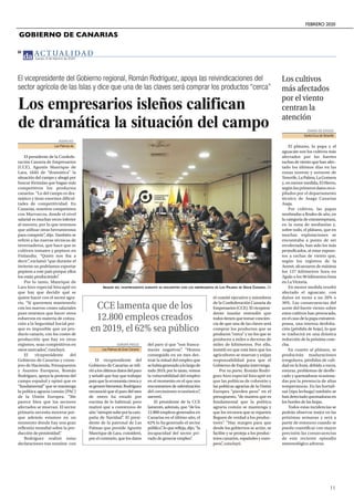 FEBRERO 2020
11
GOBIERNO DE CANARIAS
 