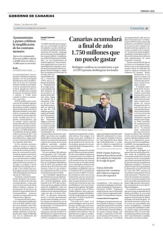FEBRERO 2020
13
GOBIERNO DE CANARIAS
 