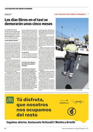 BOLETÍN INFORMATIVO DE NUEVA CANARIAS Nº 5
46
7 https://lectura.kio
LAS PALMAS DE GRAN CANARIA
 