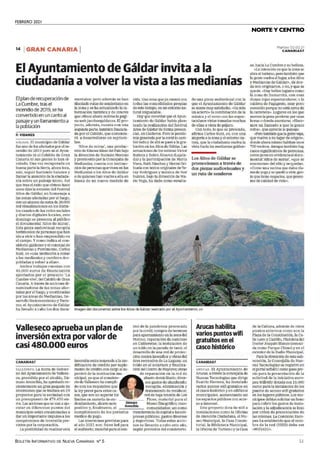 FEBRERO 2021
BOLETÍN INFORMATIVO DE NUEVA CANARIAS Nº 5 51
NORTE Y CENTRO
https://lectura.kiosko
 