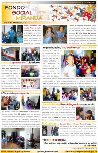 Damas      Voluntarias    del                                                    2 niños de Hogares Mirandinos fueron
    ...