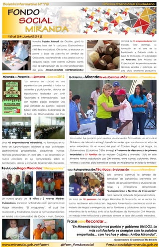 Nuestra Yajaira Yabrudi de Guatire, ganó la                                               Un total de 15 emprendedoras han...