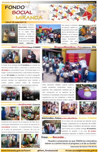 Esta semana, la Señora                                                        Este sábado, el Gobierno
                   ...