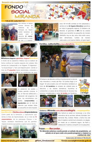 Esta semana, la Señora                                                Unas 129 mil 600 comidas se han preparado y
        ...