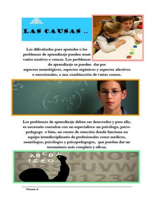 Boletin de problemas de aprendizaje