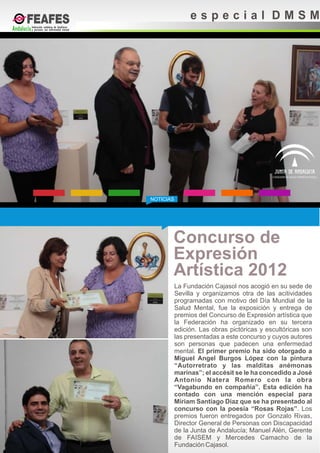 Boletín especial "Día Mundial de la Salud Mental" 2012 de FEAFES-Andalucía