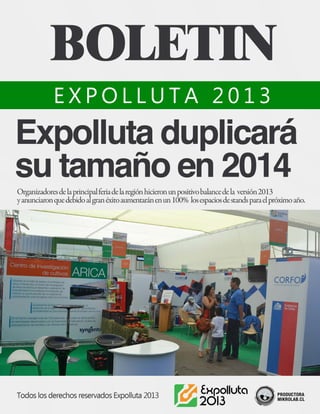 Boletín expolluta 2013