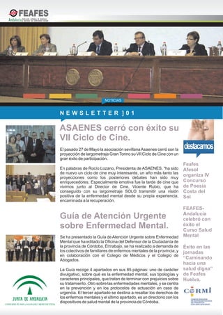 Boletín 01 de FEAFES-Andalucía