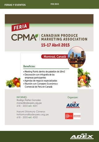 FEB 2015FERIAS Y EVENTOS
 