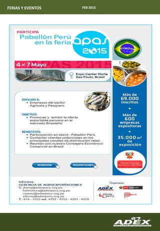 FEB 2015FERIAS Y EVENTOS
 