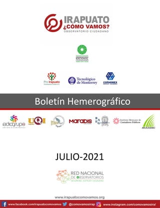 Boletín Hemerográfico
JULIO-2021
 