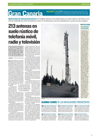 BOLETÍN INFORMATIVO NÚMERO I ENERO 2018
!17
 